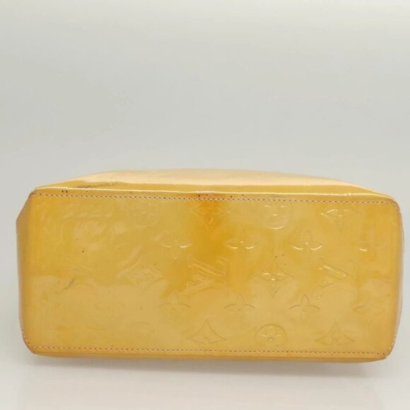 LOUIS VUITTON Monogram Vernis Reade PM Hand Bag Beige M91334 LV Auth ti3294 - Picture 7 of 16